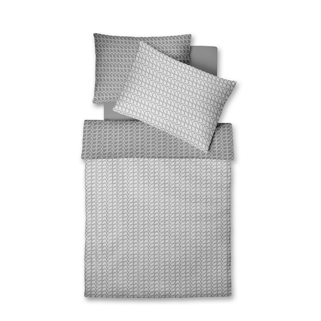 Fleuresse POSTELJNINA 140/200 cm damast antracit, siva Cene