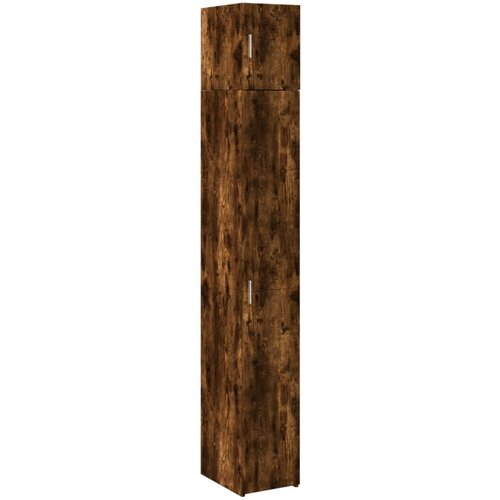 VidaXL Ozka omara za shranjevanje dim. hrast 30x42,5x225 cm inž. les, (21415357) Slike