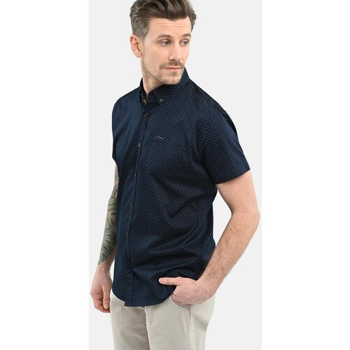 Volcano Man's Shirt C-HOBART Navy Blue Cene