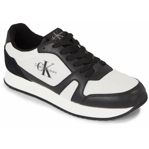 Calvin Klein Jeans Superge Retro Runner Low Lace Up Cut Out YM0YM00816 Črna