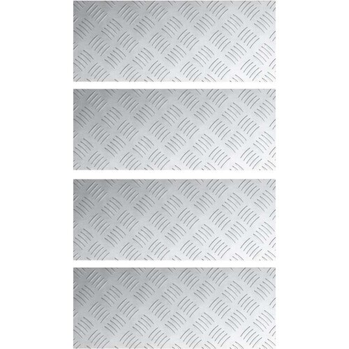  Aluminijske &amp;scaron;ahovske ploče 4 kom Protuklizne 50x20 cm Slike