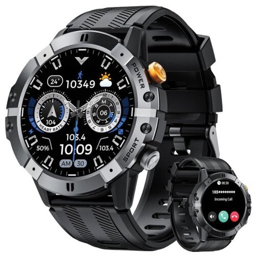 Oukitel BT15 Smart Watch /410mAh/Bluetooth Calls/SpO2,Health Monitoring/Fitness Cene
