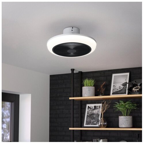 Eglo 35198-LED plafonski ventilator SAYULITA 3xLED/8,5W/230V prečnik 45,5 cm crna + daljinski upravljač Cene