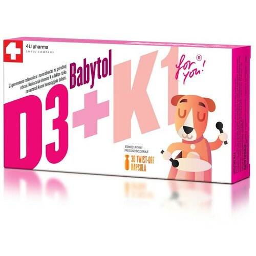 Babytol D3 + K1 30 twist-off kapsula Cene
