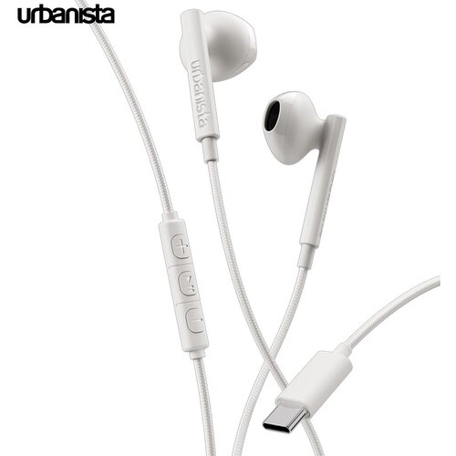 Urbanista Žične u&amp;scaron;esne slu&amp;scaron;alke SAN FRANCISCO 2, USB-C, 120 cm kabel, bele (Cloud White), (5000488423) Slike