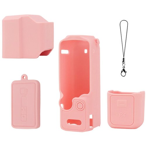 INF Silikonski za&amp;scaron;čitni ovoj &amp;ndash; združljiv z DJI Osmo Pocket 4 Pro Pink, (5000339363) Slike