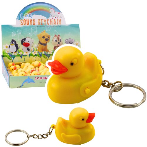 Backpack Keychain Duck LED Flashlight Sounds Yellow Cijene