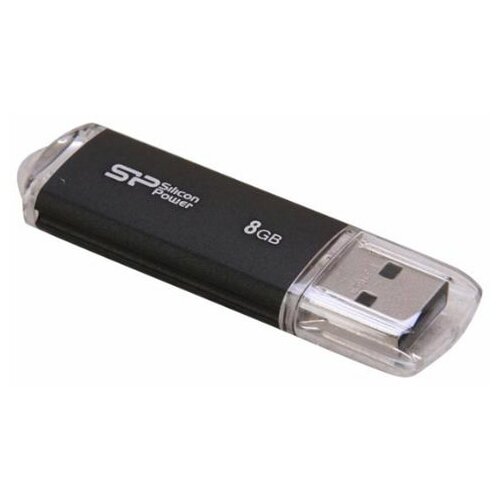 Silicon Power 8GB USB2.0 Flash Disc Ultima U02 Black usb memorija Slike