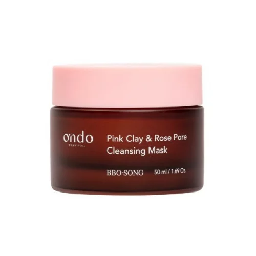 Ondo Beauty 36.5 maska - Pink Clay & Rose Pore Cleansing Mask