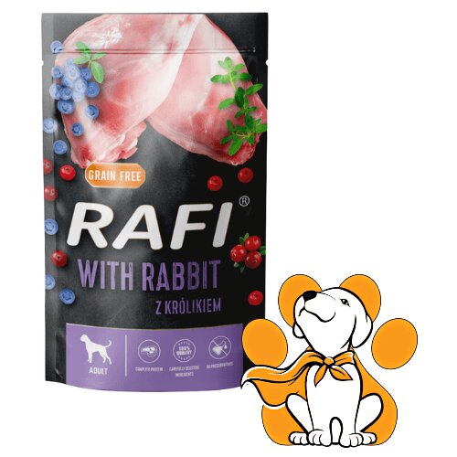 Rafi Dog Grain Free Rabbit 500g, Vlažna Hrana Sa Zečetinom Cene