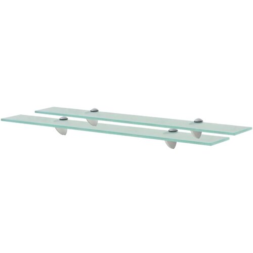  Zidne police 2 kom staklene 70 x 20 cm 8 mm Slike