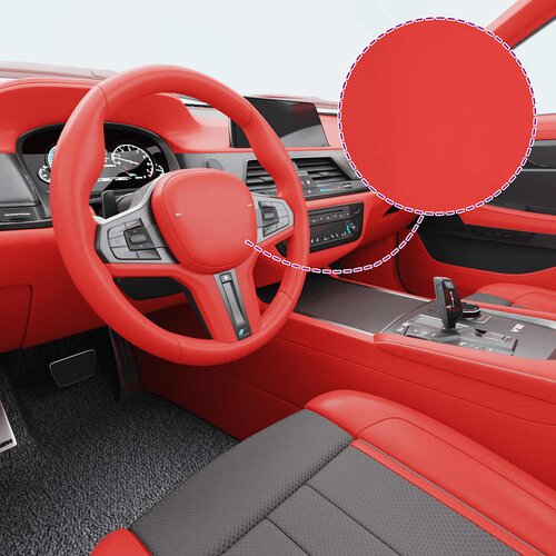  Folije za automobil 2 kom mat crvene 100 x 150 cm + 50 x 150 cm Cene