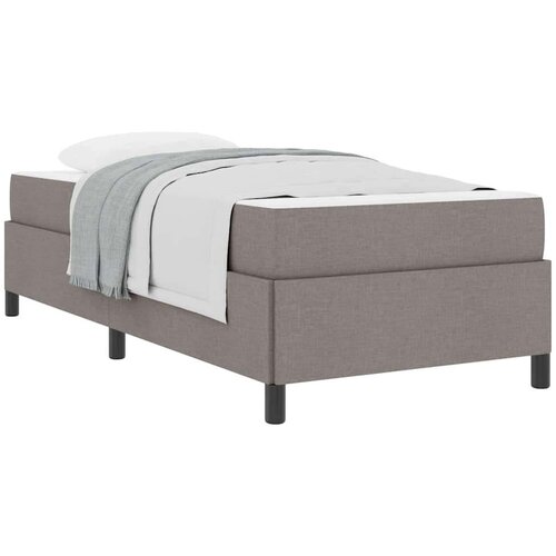 VidaXL Krevet s opruga kutije Taupe, Crna 90 x 190 cm Slike