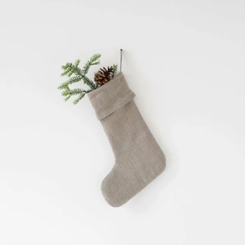 Linen Tales Božična nogavica Christmas Stocking