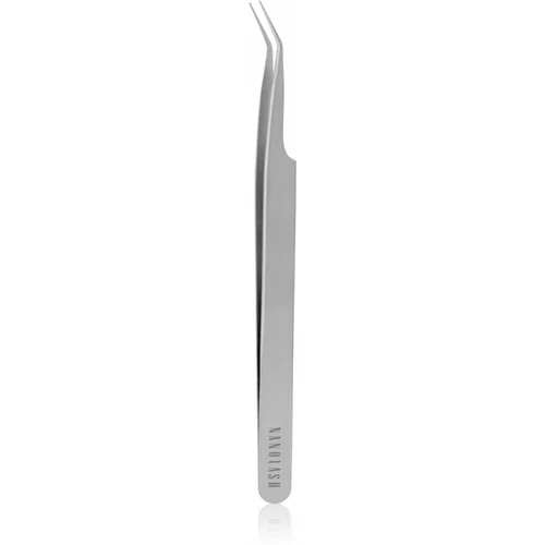 Nanolash Eyelash Tweezers Curved pripomoček za nanos umetnih trepalnic 1 kos