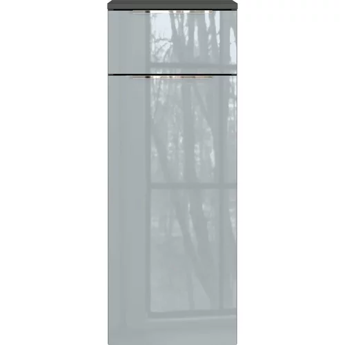 Germania Sivi visok/zidni kupaonski ormarić 36x93 cm Vasio –