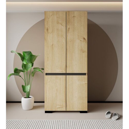 Hanah home Ormar Floransa 90 - Safir Hrast, Antracit Slike