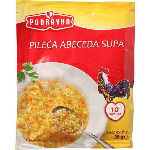 Podravka pileća abeceda supa 38g Cene
