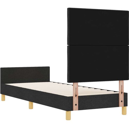 VidaXL Okvir kreveta Crni 80x200 cm od tkanine Slike