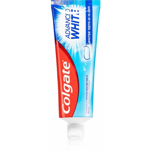 Colgate Advanced White belilna zobna pasta proti madežem na zobni sklenini 75 ml