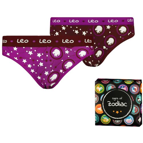 Frogies women's panties zodiac leo 2P gift box Slike