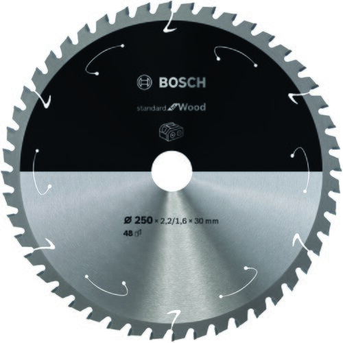 Bosch standard for wood list kružne testere za akumulatorske testere 250x2,2x30 T48 2608837728, 250x2,2x30 T48 Cene