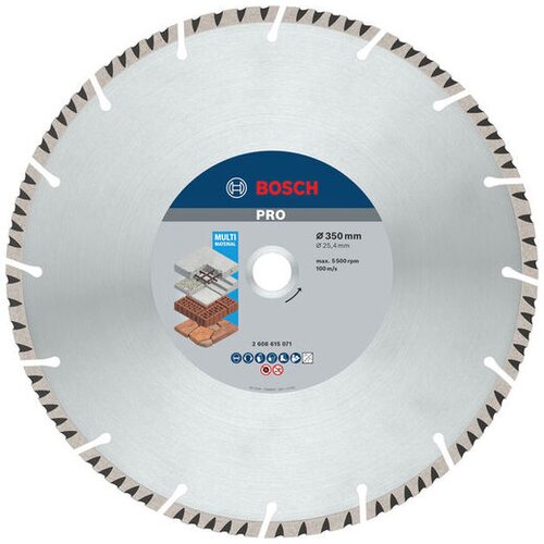 Bosch Dijamantska rezna ploča za stone i benzinske testere, otvor 25,4mm PRO Multi Material 2608615071 Cene