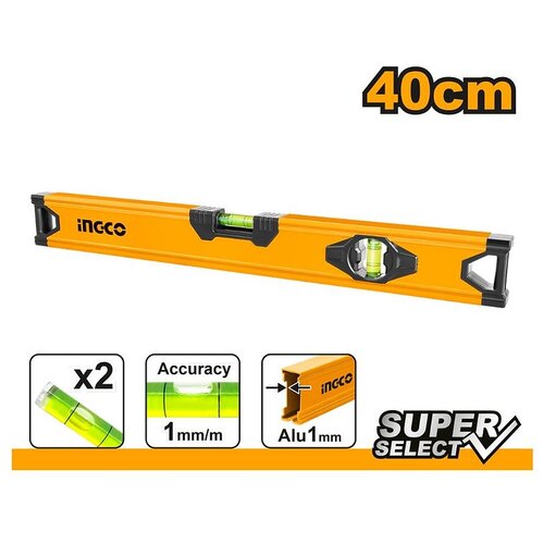Ingco HSL58040 LIBELA SPIRIT 40CM Slike