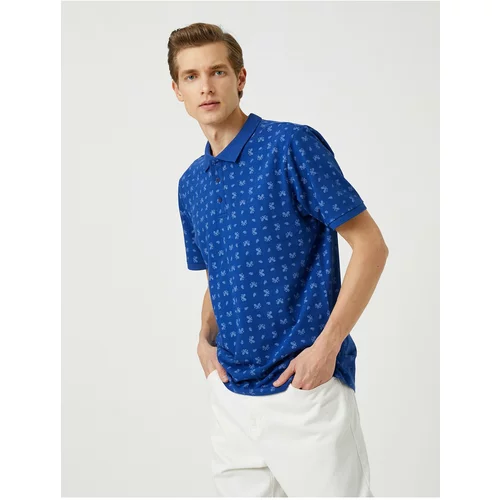 Koton Polo T-shirt - Navy blue - Regular fit