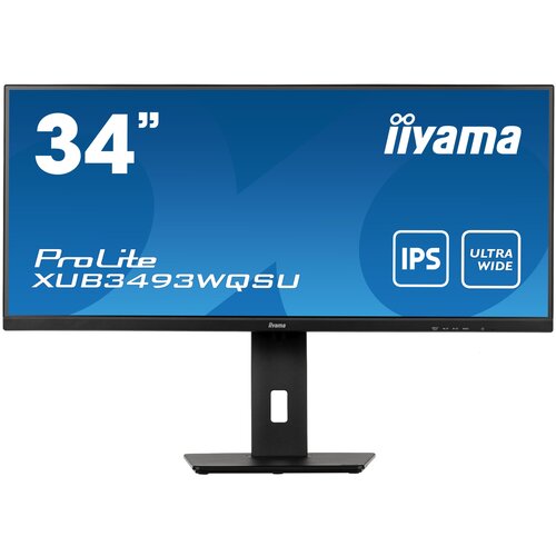 Iiyama Monitor XUB3493WQSU-B5 34” IPS 3440 x 1440 @75Hz 21:9, 400 cd/m², 4ms, 1000:1, HDMI, DP, USB, height, swivel, tilt, HDCP Cijene