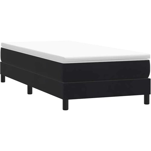 Box spring krevet bez madracem crni 80 x 220 cm bar&amp;scaron;unasti Slike