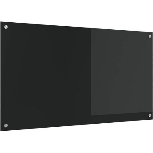  Kuhinjski zid Crna 110 x 60 cm Staklo otporno na udarce Cijene