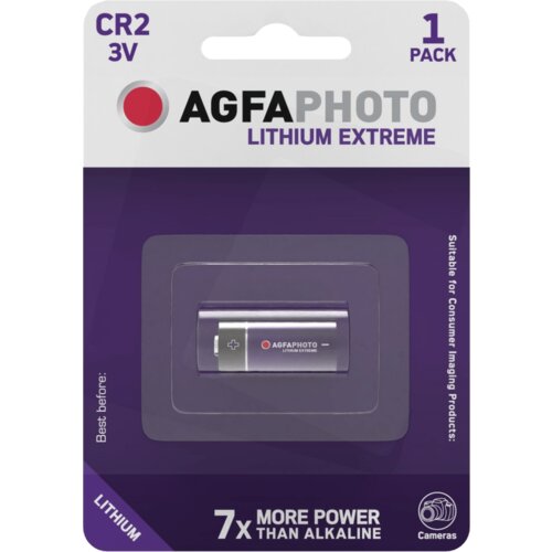 Agfa Baterija litijska CR2, 3V, blister pak. 1 komad – AF CR2 Cijene