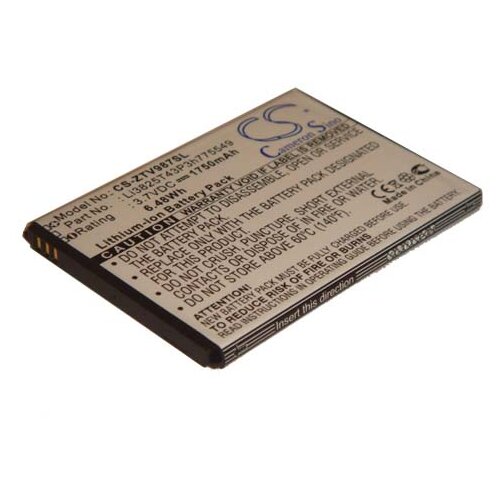 VHBW Baterija za ZTE UX990 / V987 / N980, 1750 mAh Slike
