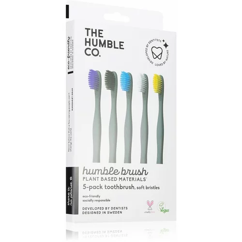 The Humble&Co Brush Plant prirodna zubna četkica ultra soft 5 kom