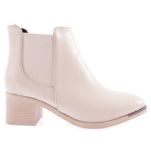 DGN 053 Women's Flat Toe Ankle Boots with Elastic Sides. Heels. Cene
