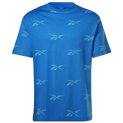 Reebok Majice s kratkimi rokavi IB8447 Modra Cene