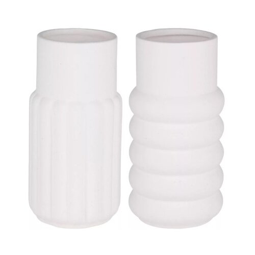 Edco Vaza keramička 2/1 bijela fi10 ARTICASA Slike