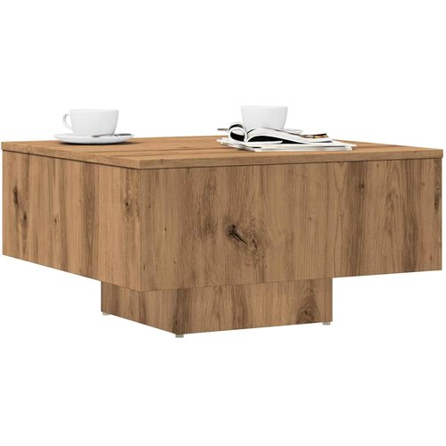 VidaXL Stol za kavu Artisan hrast 60x60x31,5 cm izrađeno drvo Slike