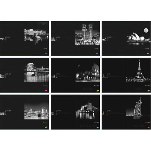  Zvezek a4 mp črtan elisa cities by night 80-listni ELISA ZVEZKI Cene
