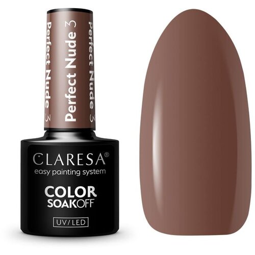 Claresa trajni lak za nokte uv/led Perfect Nude 3 5g Slike