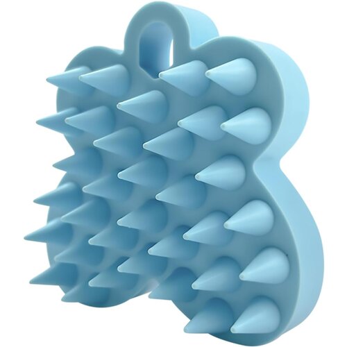 Generic Ščetka za šampon za masažo lasišča, silikonska krtača za lasišče Masažna krtačka za čiščenje glave za odstranjevanje prhljaja, (21077350) Cene