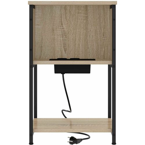  Noćni ormar 2 pcs Sonoma hrast 38 x 31 x 61 cm Slike