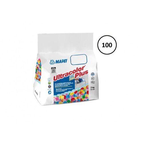 MAPEI Fugirna masa Mapei Ultracolor Plus 100, bela (2 kg) Cene