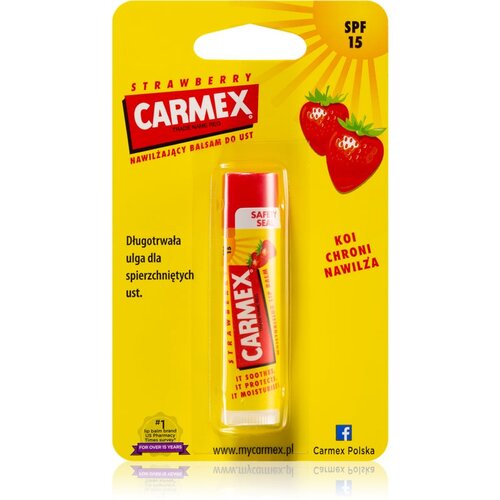 Carmex strawberry balzam za ustnice 4,25 g Slike