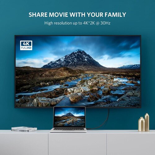 Ugreen DisplayPort na HDMI kabel 4K2K / 30Hz, 5m Slike
