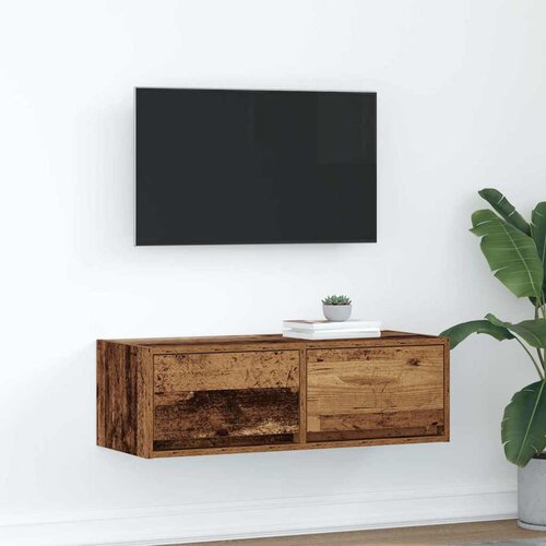 TV ormarić staro drvo 80x31x25,5 cm konstruirano drvo Cene