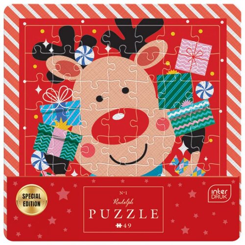  PUZZLE 49 KOSOV V OKVIRU CHRISTMAS &amp;quot;RUDOLPH&amp;quot; INTERDRUK Slike
