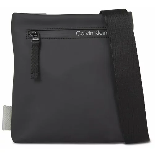 Calvin Klein Torbica za okrog pasu Rubberized Conv Flatpack S K50K510795 Črna
