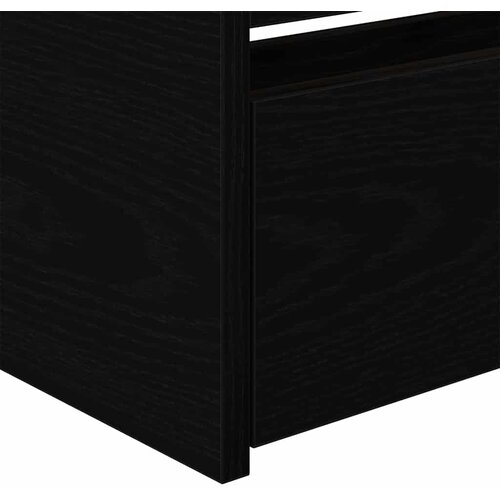  Krevet na dan Crni hrast 90 x 200 cm Konstruirano drvo Slike